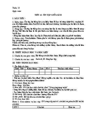 Đề kiểm tra giữa học kì 2 môn Lịch sử và Địa lí Lớp 6 Sách Kết nối tri thức (Có đáp án)